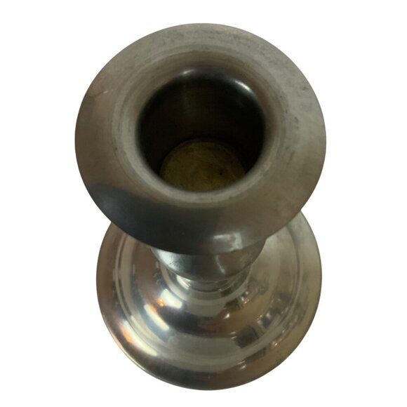 Vintage Stieff Pewter Candlesticks Set of 2 Old Sturbridge Village Candle Holder - Picture 7 of 10